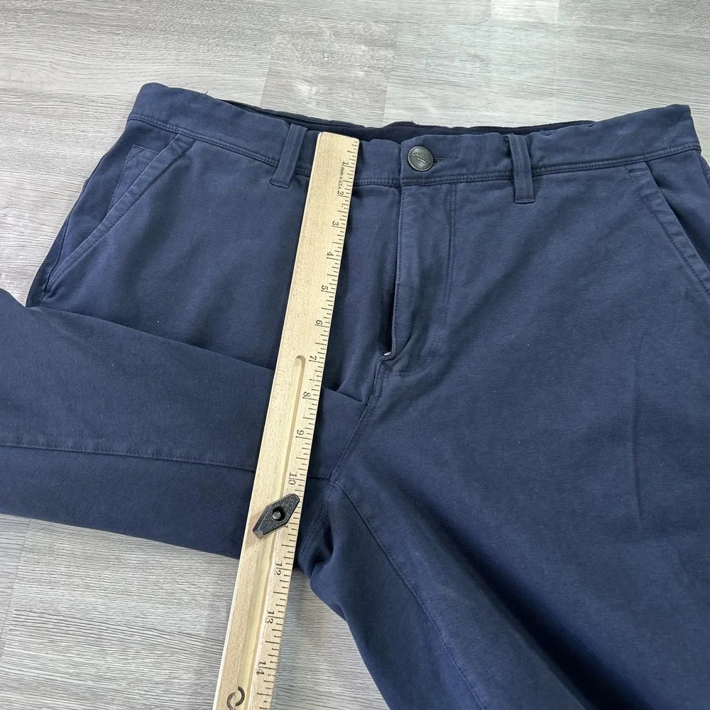 GoodMan Brand Pants‎ Mens 32x32 Blue Stretch Chino Straight Leg Casual Everyday